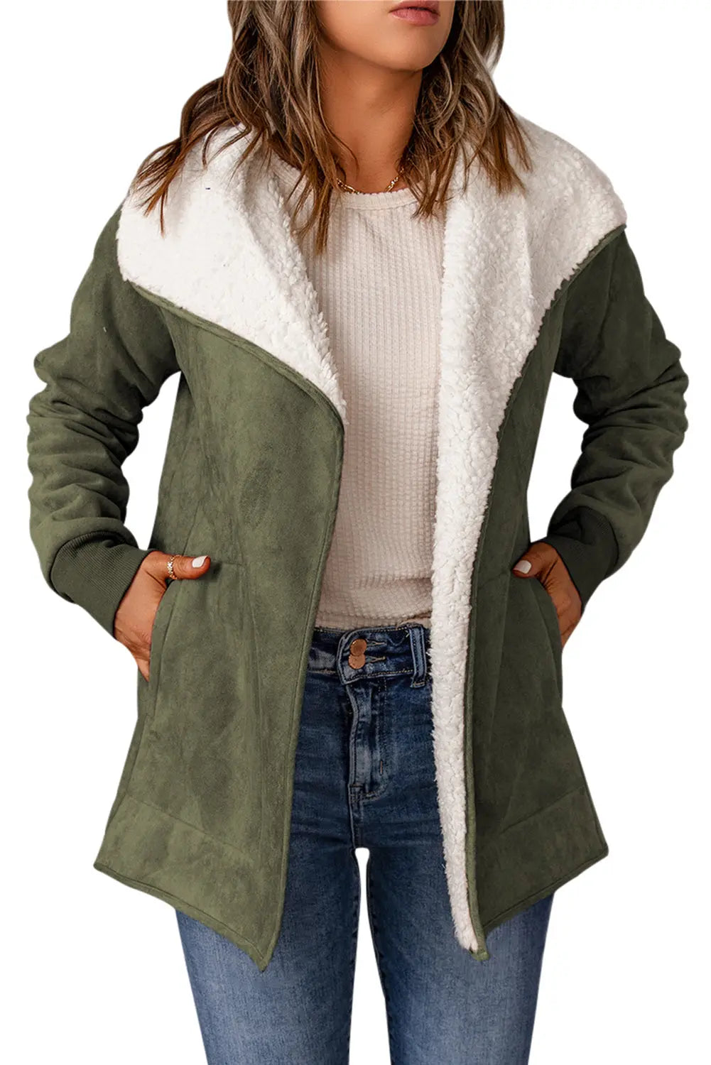 Women's Casual Warm Coat with Fleece