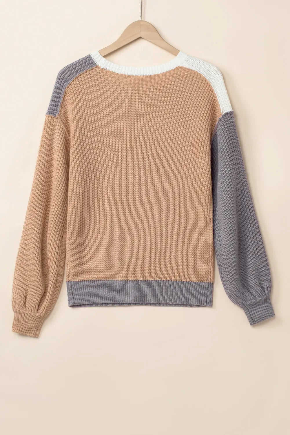 Women’s Ribbed Knit Sweater for Cozy Winter
