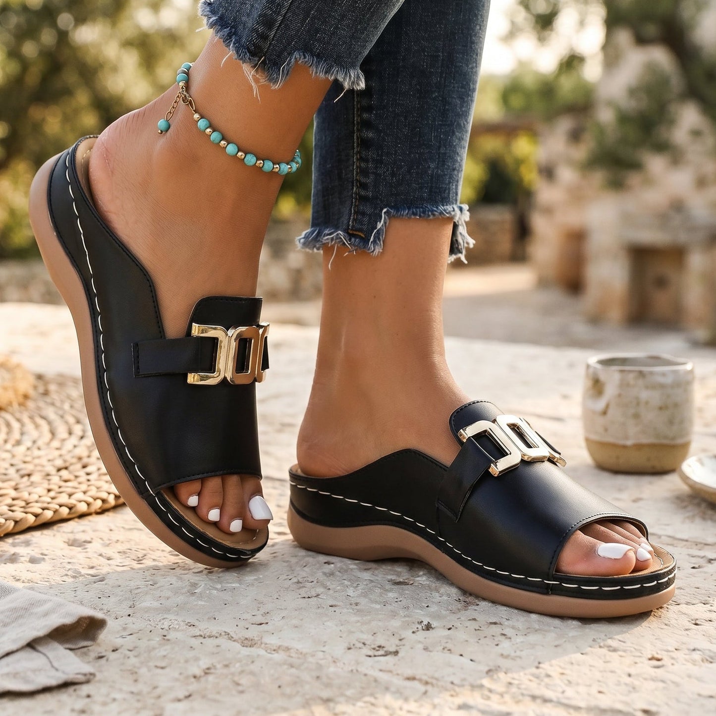 Amara - Chic Open-Toe Sandals for Women
