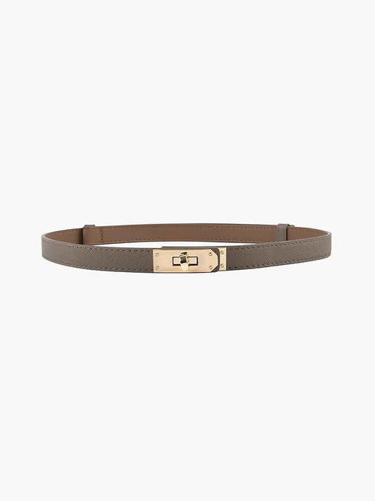Women’s Adjustable Polyurethane Belt with Slim Design
