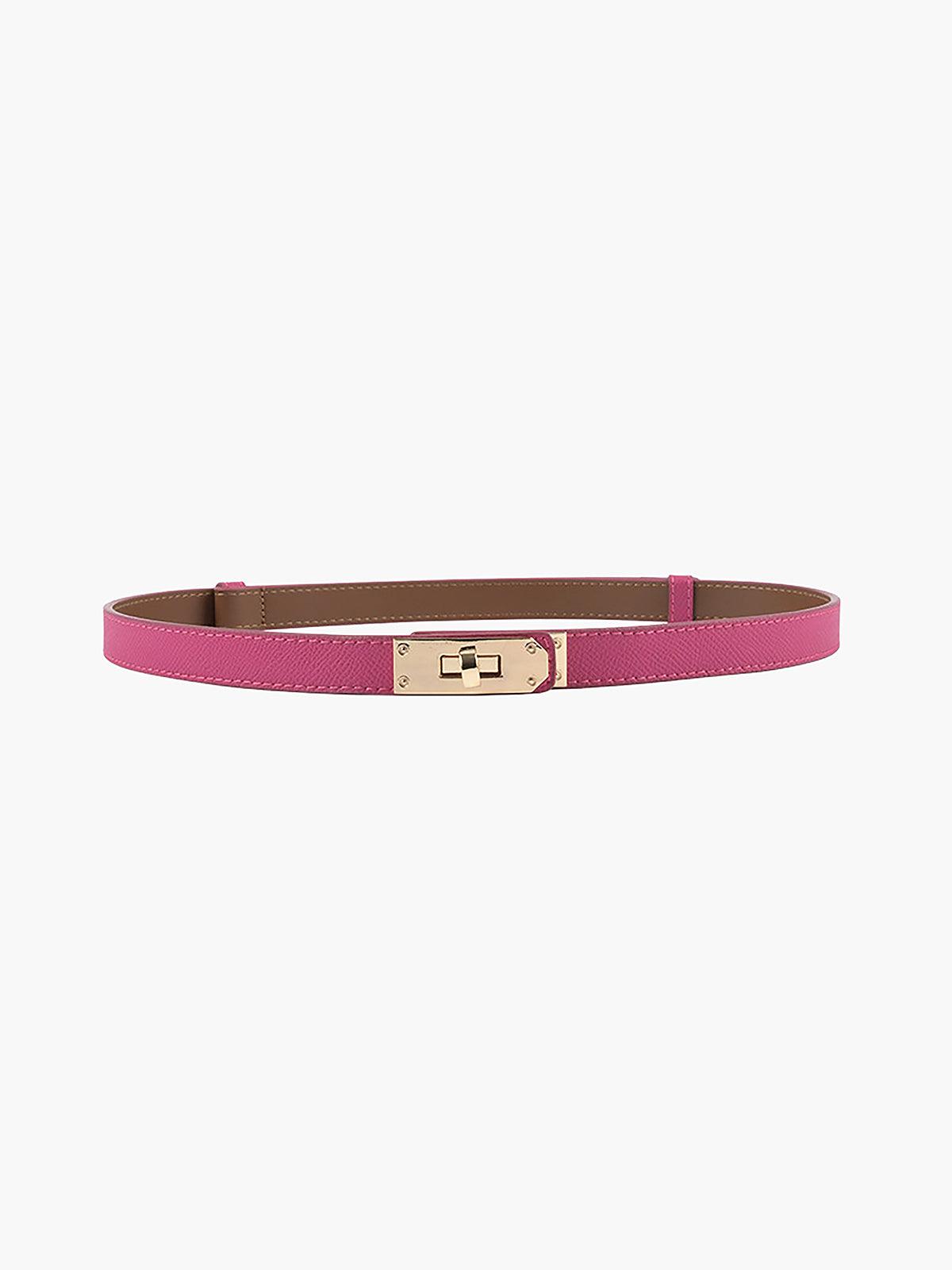 Women’s Adjustable Polyurethane Belt with Slim Design