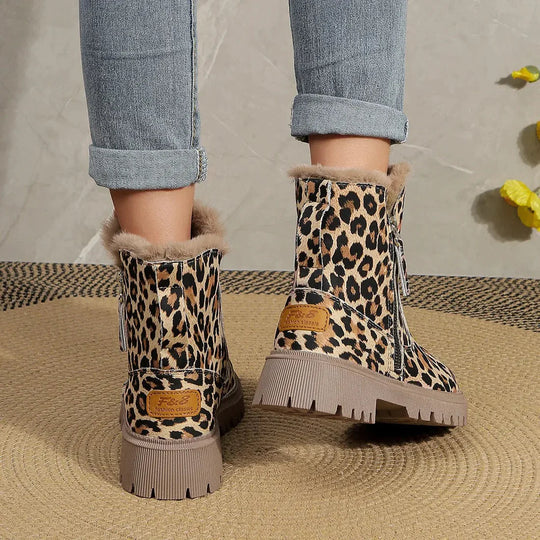 Warm Women's Winter Boots with Strong Grip