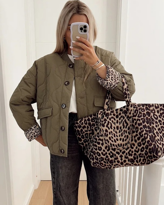 Women's Quilted Cropped Jacket – Chic Street Style