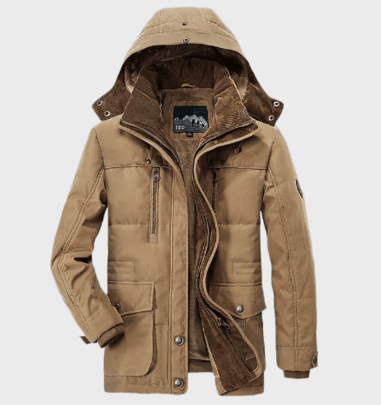 Men’s Winter Hooded Warm Lined Jacket