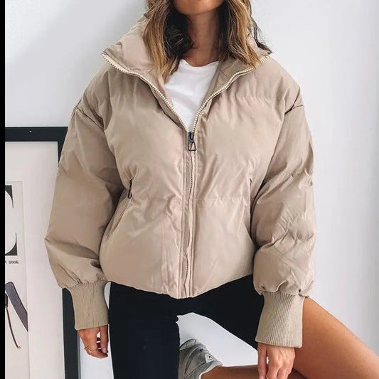 Women's Oversized Casual Puffer Winter Jacket