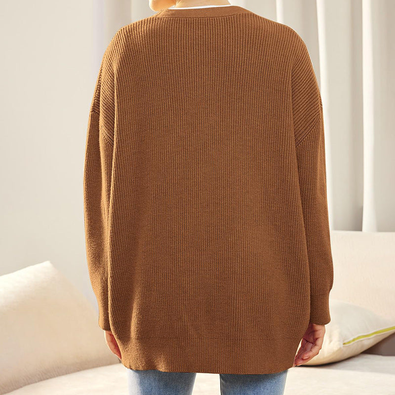 Women’s Cozy Knit Cardigan with Button Front