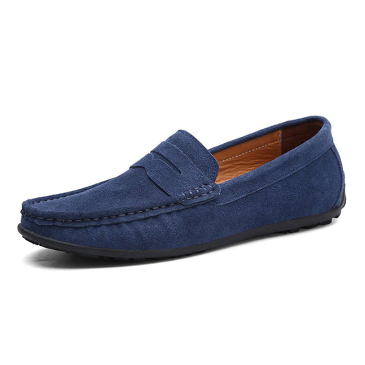 Classic Suede Loafers Comfortable Casual Shoes Men Winter
