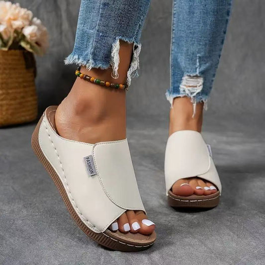 Women’s Orthopedic Arch Support Slip On Sandals with Cushioned Sole