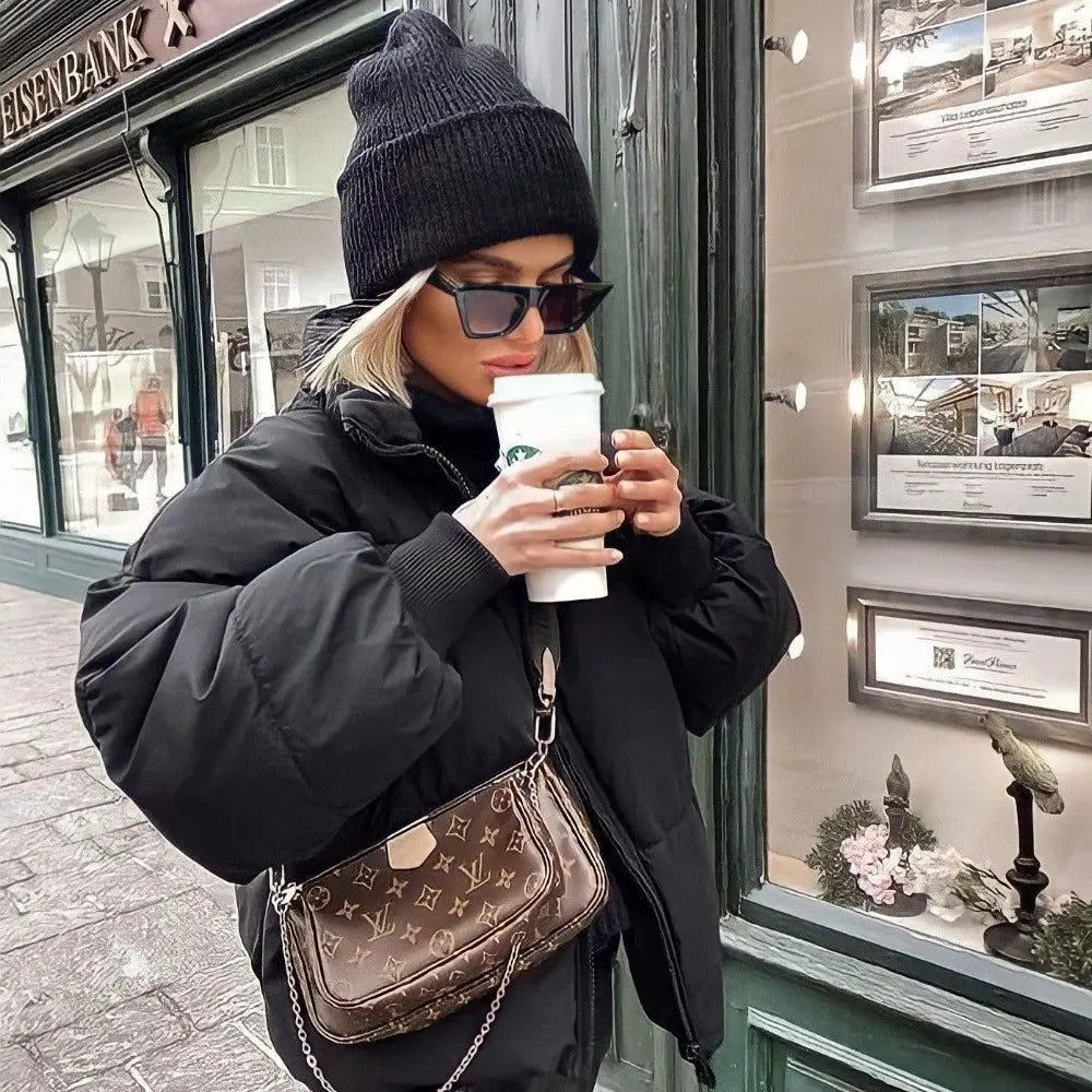 Women's Oversized Casual Puffer Winter Jacket