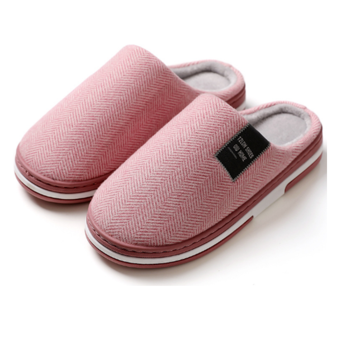 Men’s Textured Soft Warm Slippers Winter
