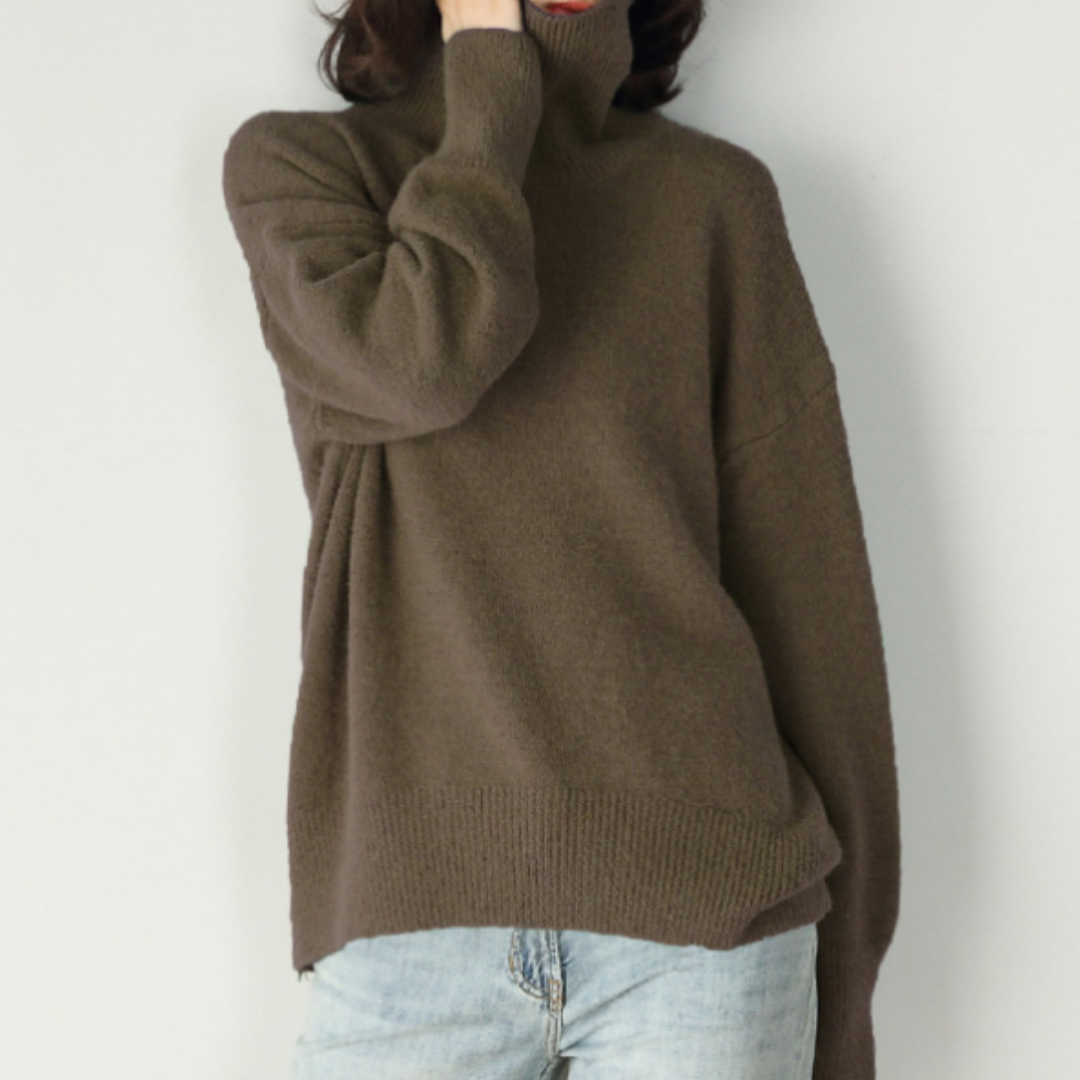 Women’s Chic Oversized Turtleneck Sweater