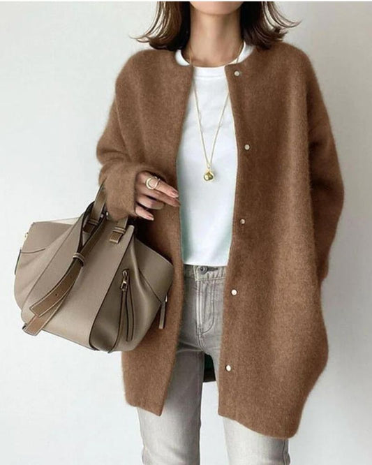 Women’s Long Oversized Button Cardigan