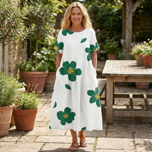 Floral Flowing Spring Dress