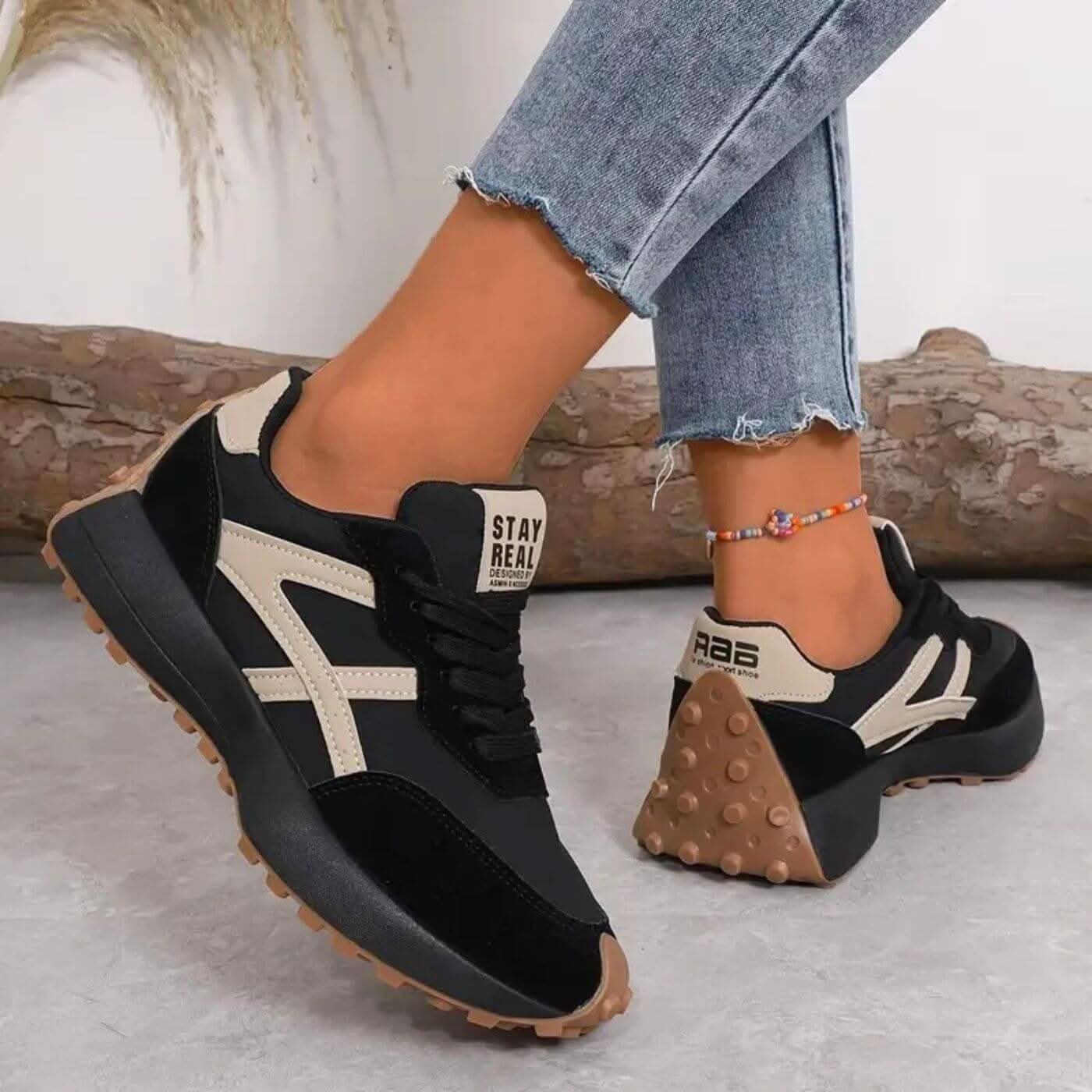 Women’s Orthopedic Sneakers with Cushioned Sole and Non Slip Support