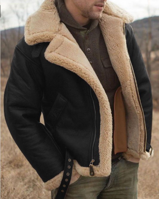 Turtleneck Winter Warm Knit Sweater Men