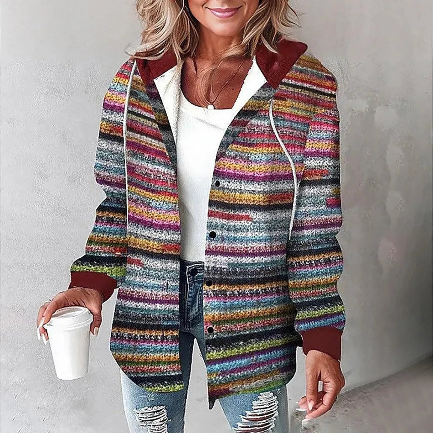 Teddy Winter Quilted Coat Women Warm