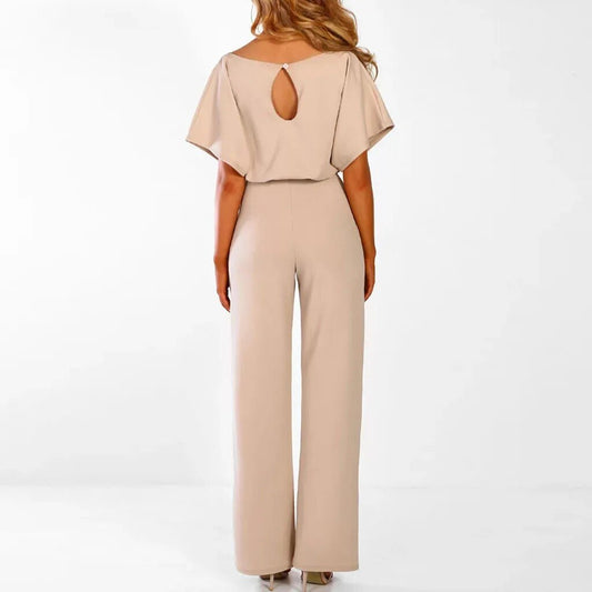 Wide-Leg Flowing Jumpsuit Women