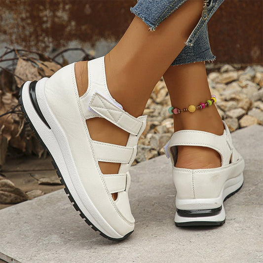 Women’s Closed Toe Sneaker Sandals with Strap Design