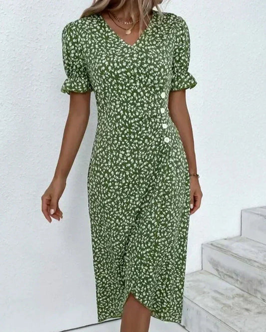Ruffle Wrap Dress With Comfortable Flowy Fit for Women