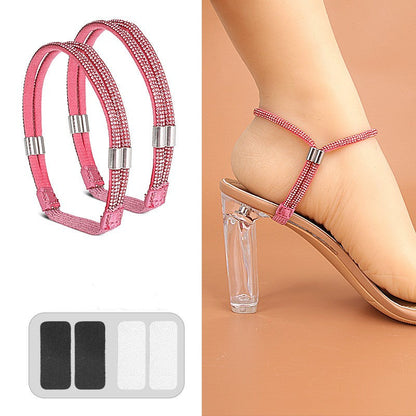 Adjustable Elastic Shoe Straps for Comfortable Fit