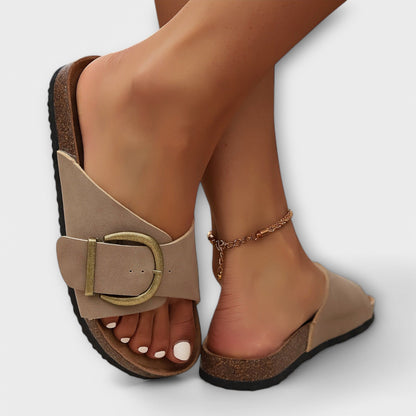 Women's Casual Sandals with Adjustable Straps and Cushioned Sole