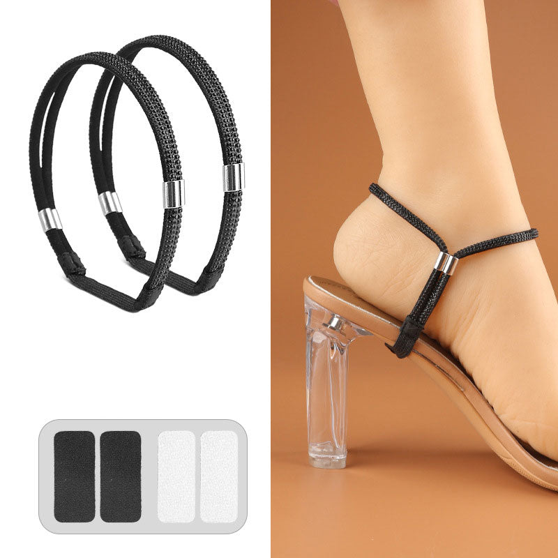 Adjustable Elastic Shoe Straps for Comfortable Fit