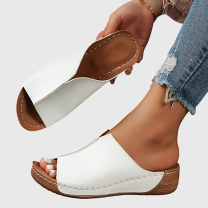 Women's Orthopedic Slide Sandals With Open Toe