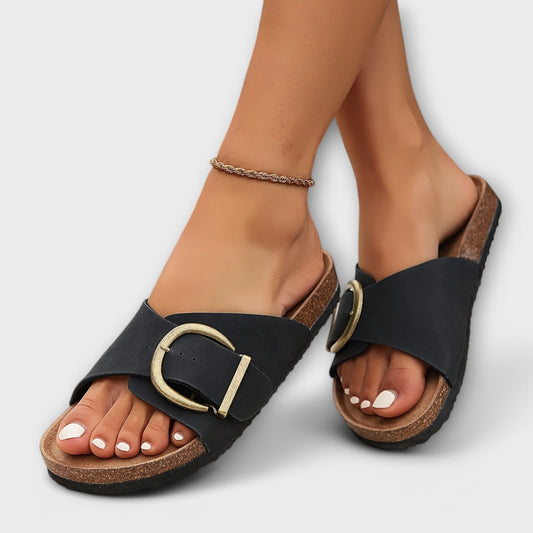 Women's Casual Sandals with Adjustable Straps and Cushioned Sole