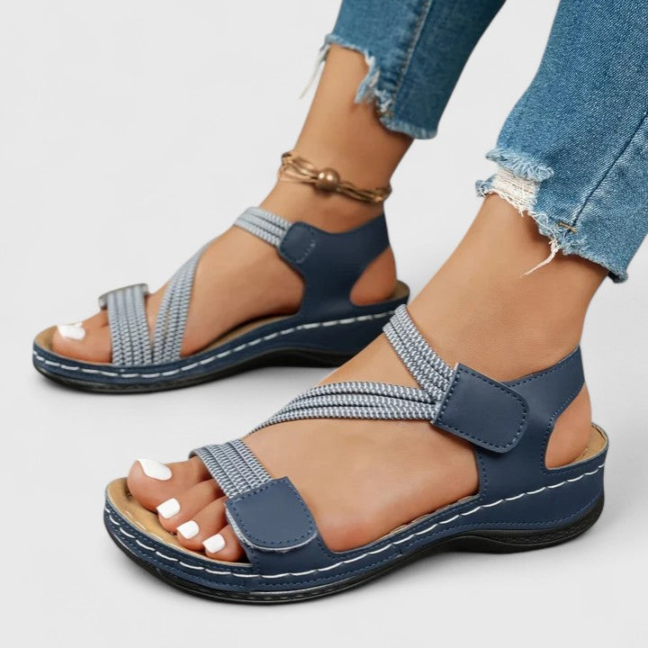 Women’s Orthopedic Strappy Sandals with Arch Support