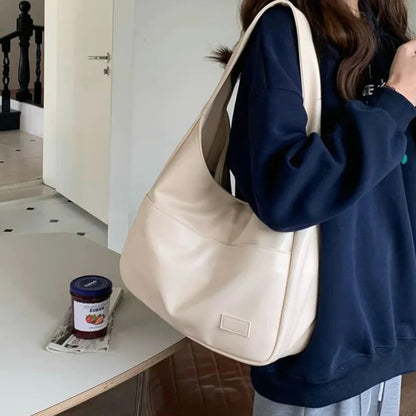 Modern Spacious Vegan Leather Tote for Women