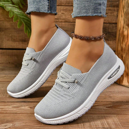 Women’s Orthopedic Slip On Sneakers with Arch Support and Cushioned Sole