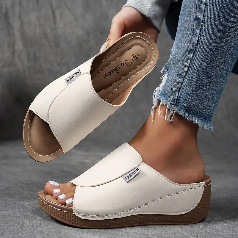 Women’s Orthopedic Arch Support Slip On Sandals with Cushioned Sole