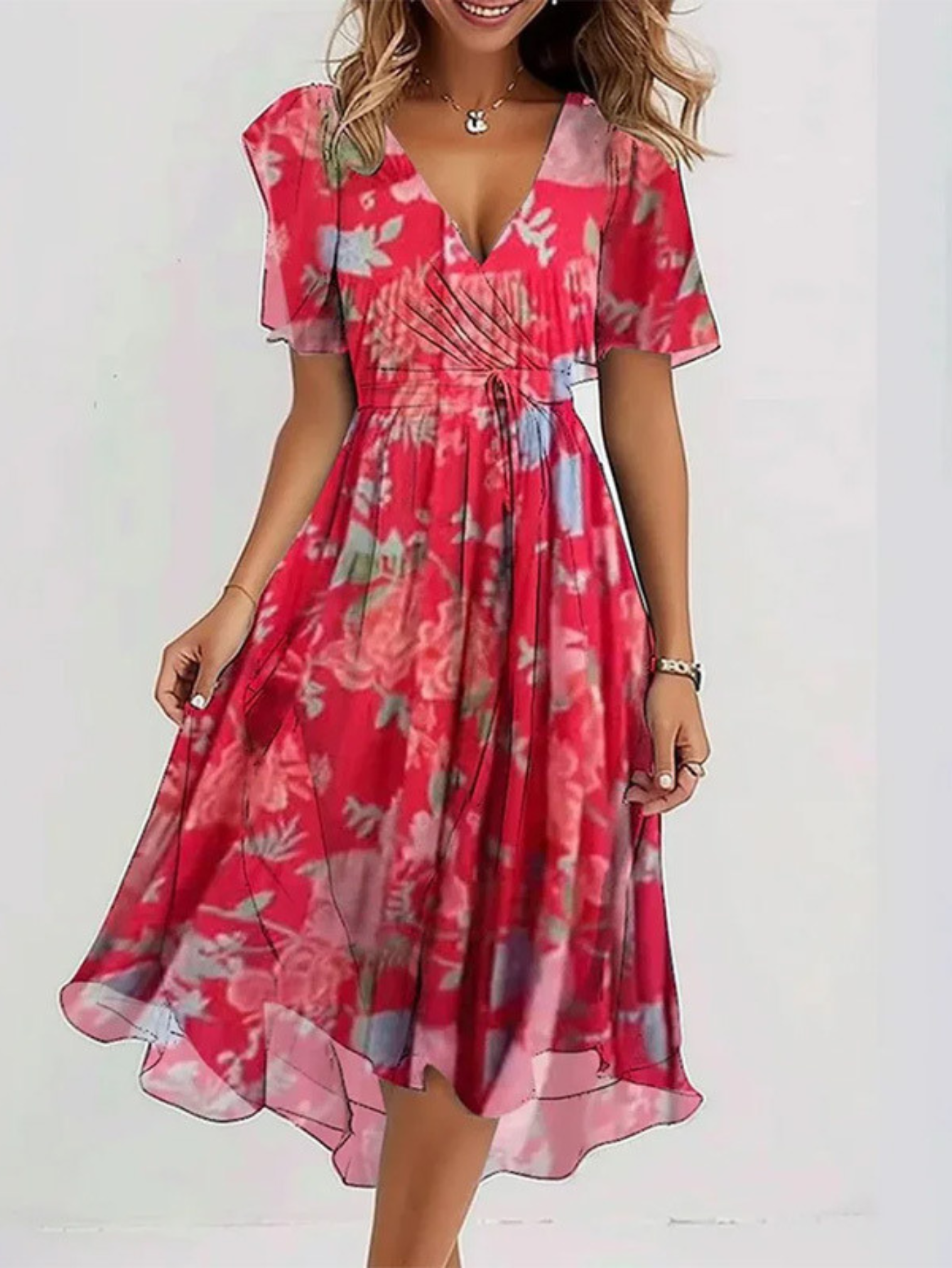 Boho Style Summer Dress With Flattering Relaxed Fit for Women