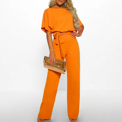 Women's Minimalist Wide Leg Jumpsuit – Elegant Casual One Piece Outfit