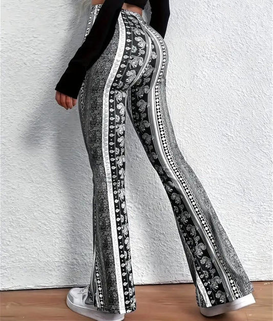 Sculpting High-Waist Stretch Trousers for Women