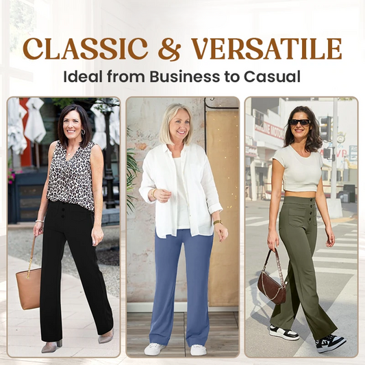 Comfortable Slim Fit Stretch Twill Pants for Women