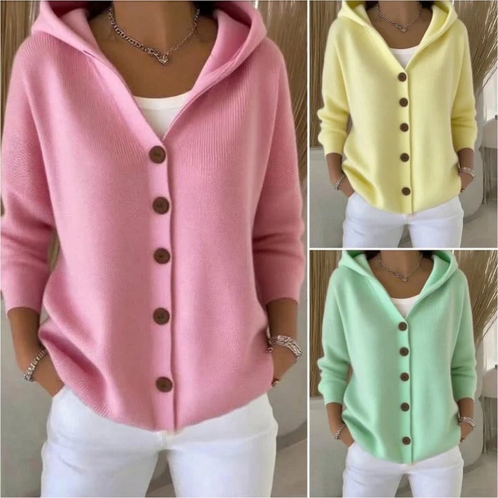 Soft Everyday Hooded Cotton Sweatshirt for Women