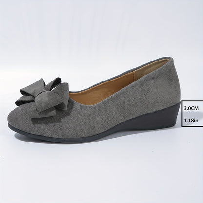 Women’s Comfortable Ballet Flats with Bow Detail