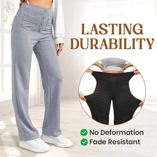 Comfortable Slim Fit Stretch Twill Pants for Women