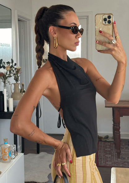 Schlanke Tropfen-Creolen mit Minimalistischem Design für Frauen