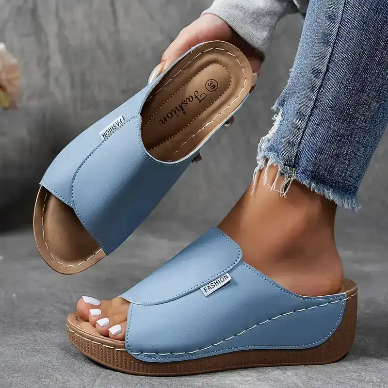 Women’s Orthopedic Arch Support Slip On Sandals with Cushioned Sole