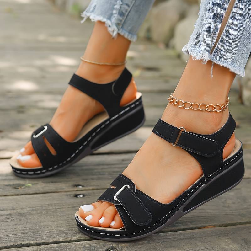 Women’s Orthopedic Arch Support Sandals with Adjustable Straps