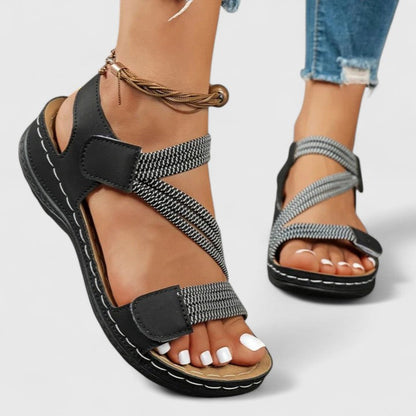 Women’s Orthopedic Strappy Sandals with Arch Support
