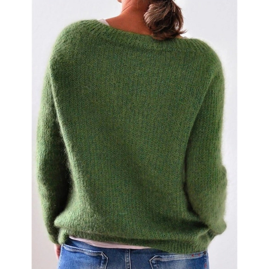 Eleganter Strickpullover Für Lässige Outfits Für Damen