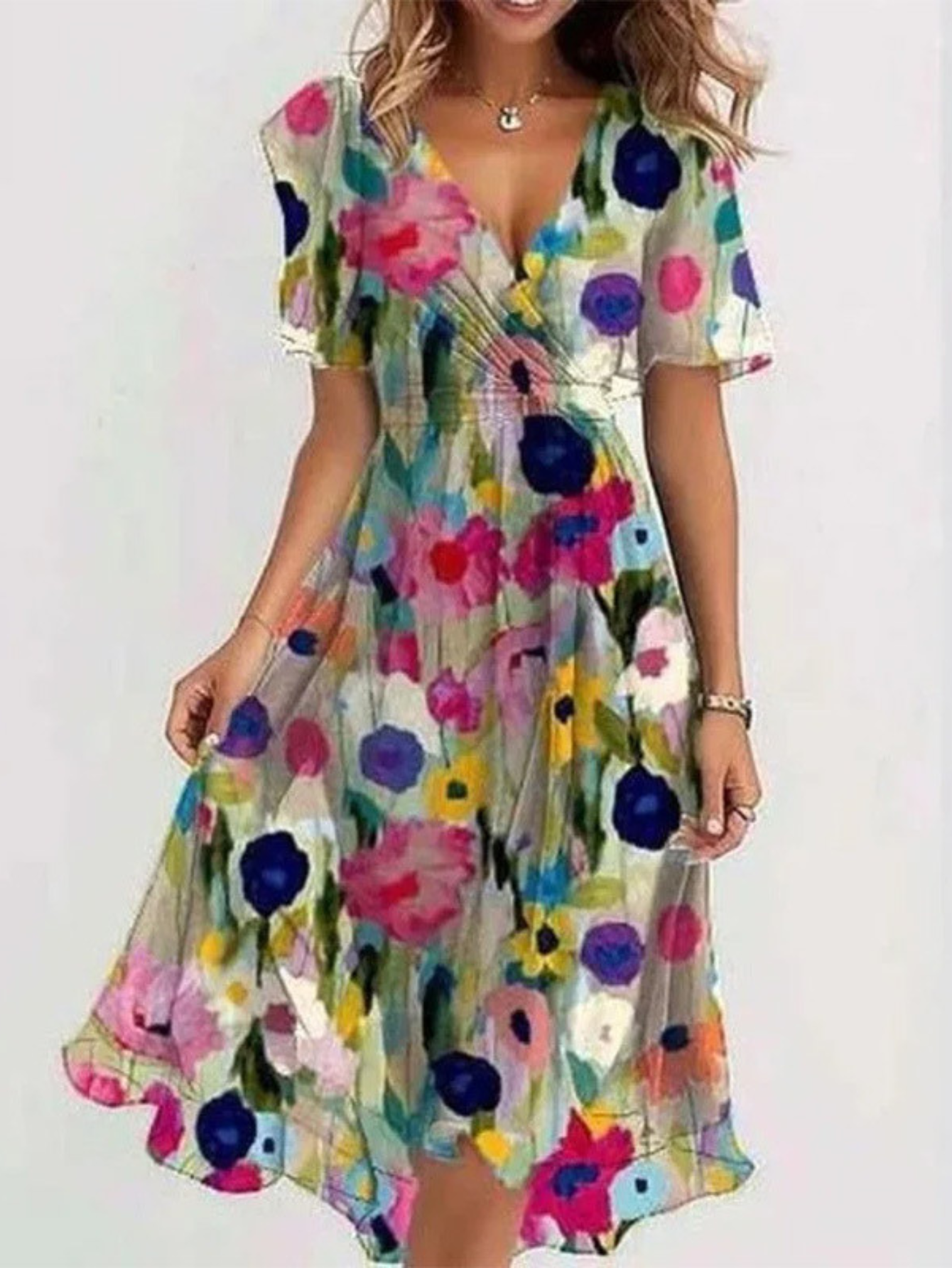 Boho Style Summer Dress With Flattering Relaxed Fit for Women
