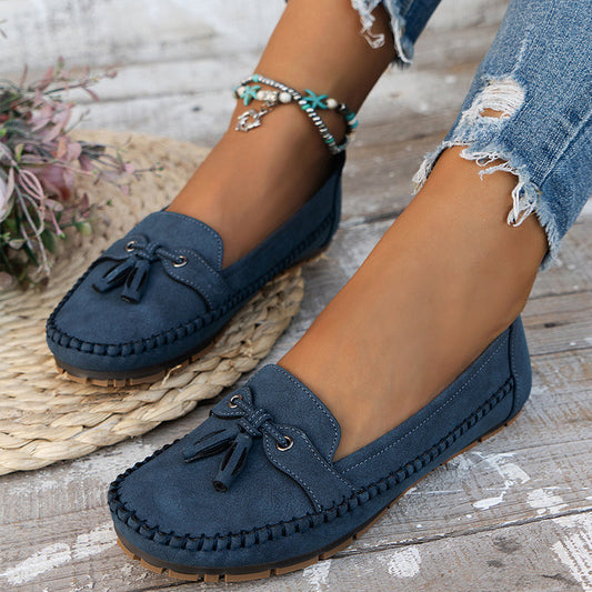 Women’s Orthopedic Vintage Loafers with Cushioned Insole and Slip-On Design