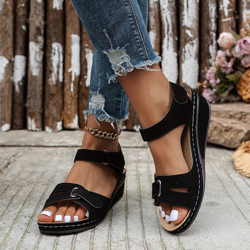 Women’s Orthopedic Arch Support Sandals with Adjustable Straps