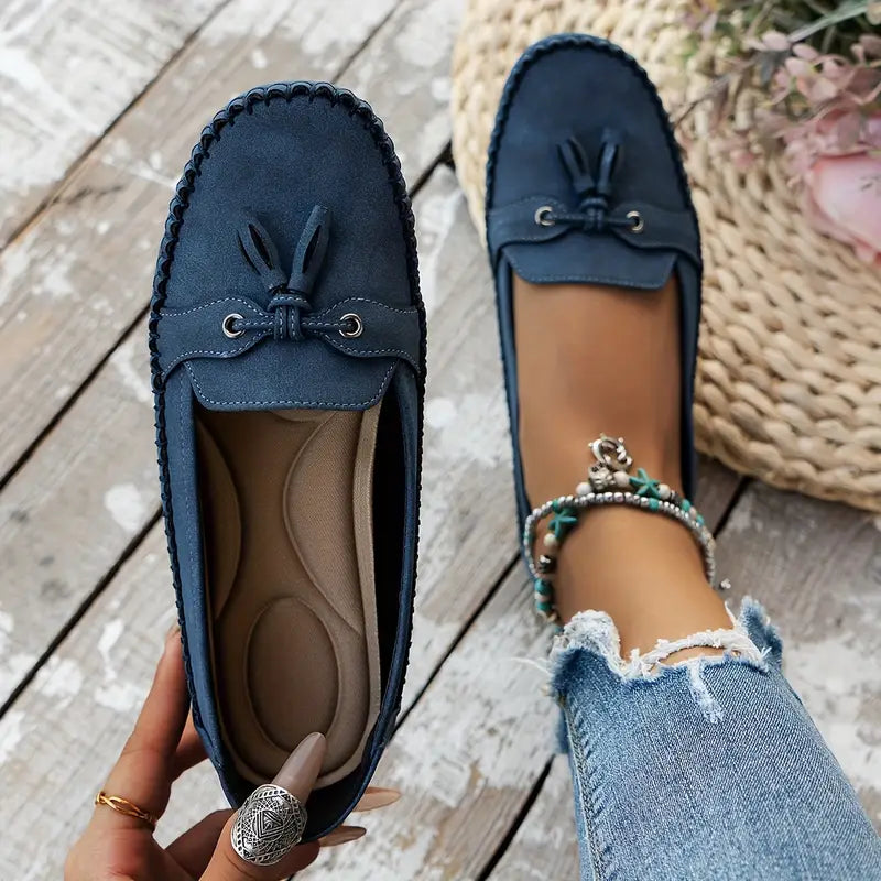Women’s Orthopedic Vintage Loafers with Cushioned Insole and Slip-On Design