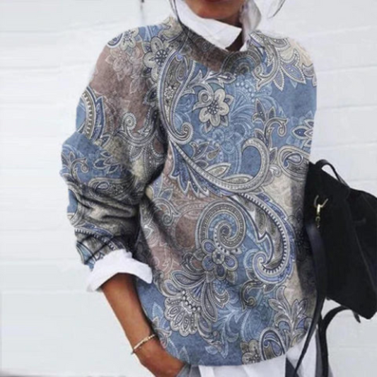 Chices Paisley Print Sweatshirt für Damen