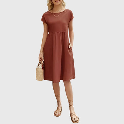 Women's Relaxed Midi Spring Dress